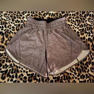Lululemon Track That Mid Rise 5” Lined Gray Women's Athletic Shorts size 4